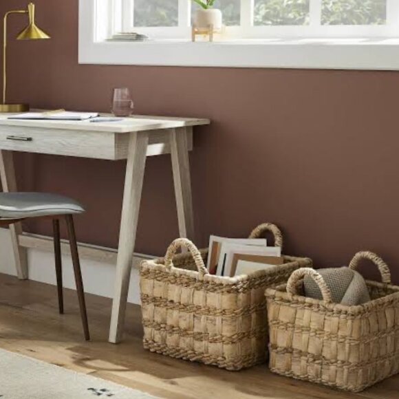 Threshold Natural Banana‎ Woven Rectangular Floor Basket  NEW WITH TAG - Picture 2 of 10